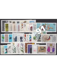Allemagne RFA., Année complète timbres 1983, Collection timbres Europe