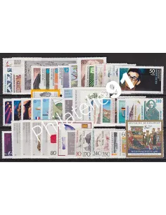 Allemagne RFA., Année complète timbres 1988, Collection timbres Europe