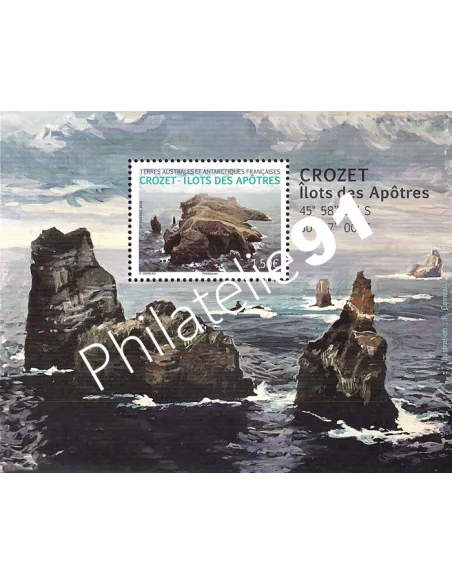 Timbres TAAF n° 982, Feuille, collection timbres Dom-Tom