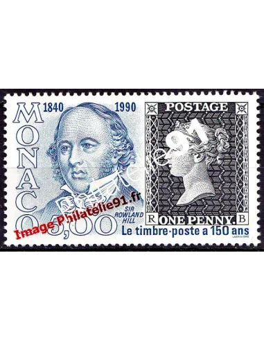 MONACO - n° 1719 - Emission du 1er timbre-poste