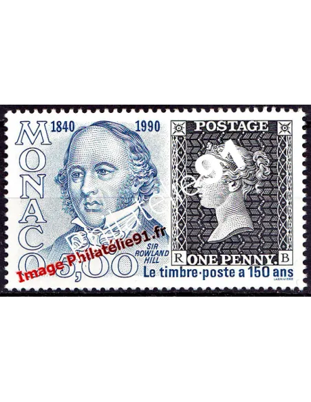 MONACO - n° 1719 - Emission du 1er timbre-poste