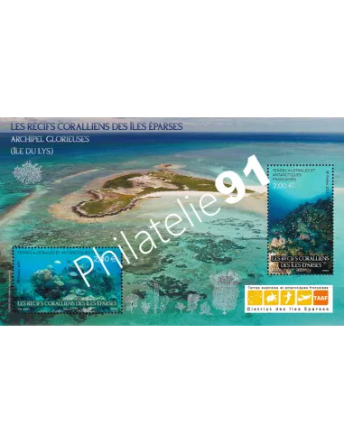 Timbres TAAF n° 983 à 984, Feuille, collection timbres Dom-Tom