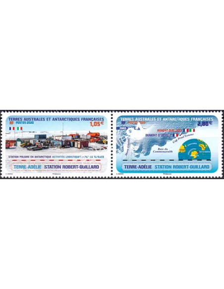 Timbres TAAF n° 917 et 918, en paire, collection timbres Dom-Tom