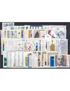 Allemagne RFA., Année complète timbres 1992, Collection timbres Europe