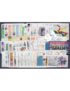 Allemagne RFA., Année complète timbres 1997, Collection timbres Europe