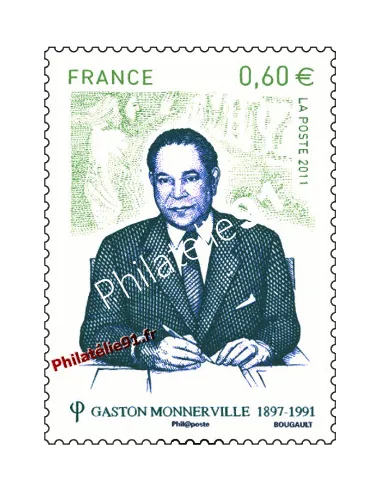 Timbre de France n° 4628 - Gaston Monnerville, 1897-1991