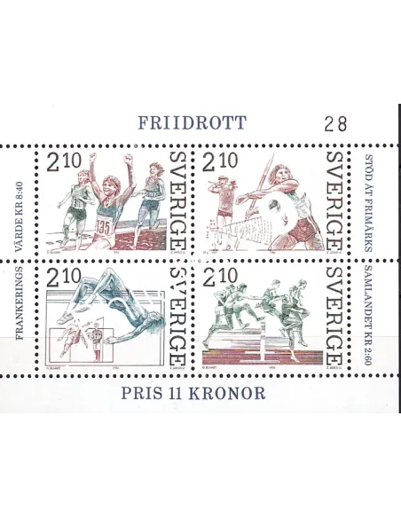 Suède, BF n° 14, collection timbre Europe