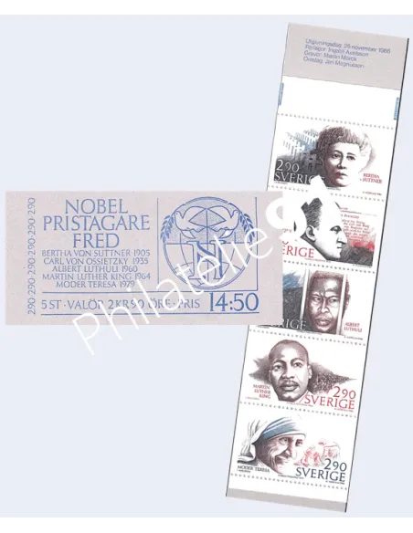 Suède, Carnet n° 1395, collection timbre Europe