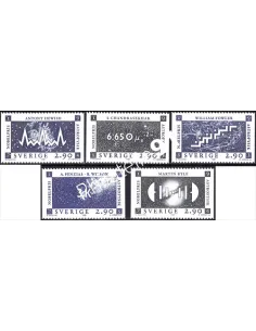 Suède, n° 1439 à 1443, collection timbre Europe