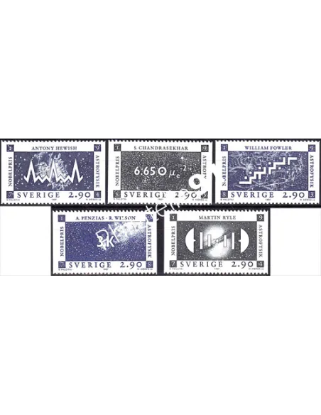 Suède, n° 1439 à 1443, collection timbre Europe