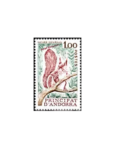 Timbre neuf  d'Andorre Français- n°  267 - Thématique : Animaux