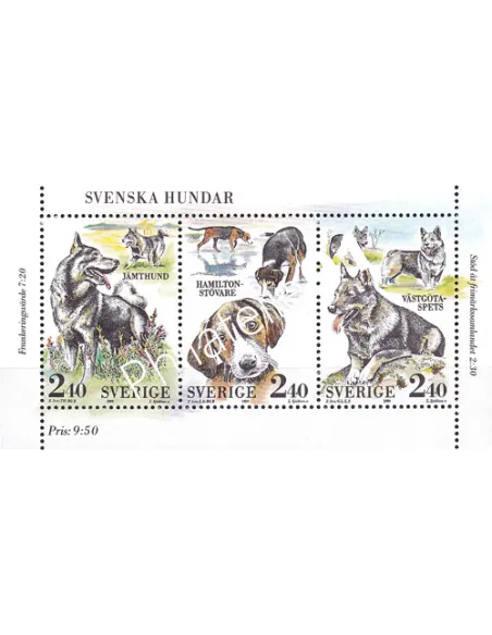 Suède, BF n° 17, collection timbre Europe