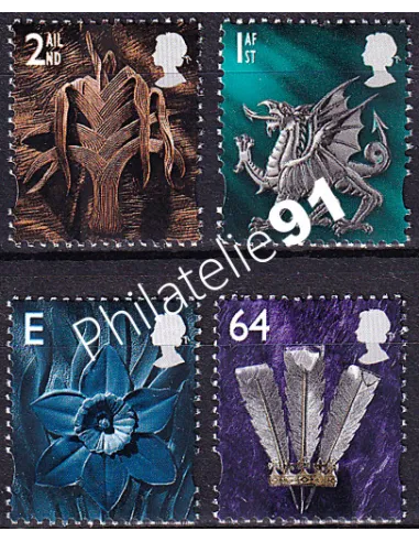 Grande-Bretagne, n° 2110 à 2113 collection timbre Europe