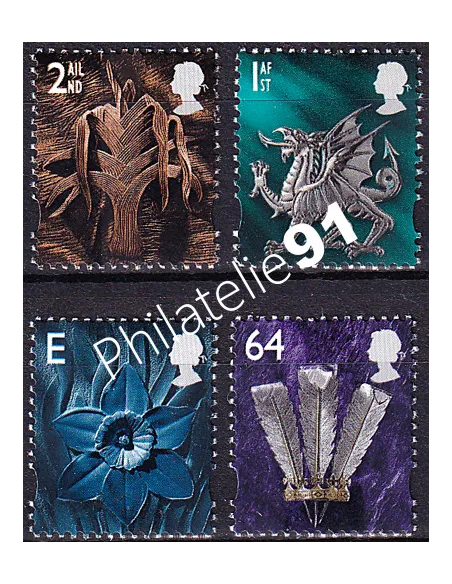 Grande-Bretagne, n° 2110 à 2113 collection timbre Europe