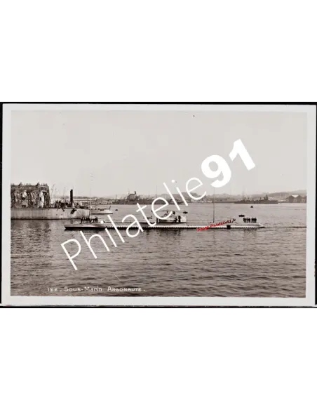 Carte postale - Sous-marin -ARGONAUTE- (1) - Flotte française 39