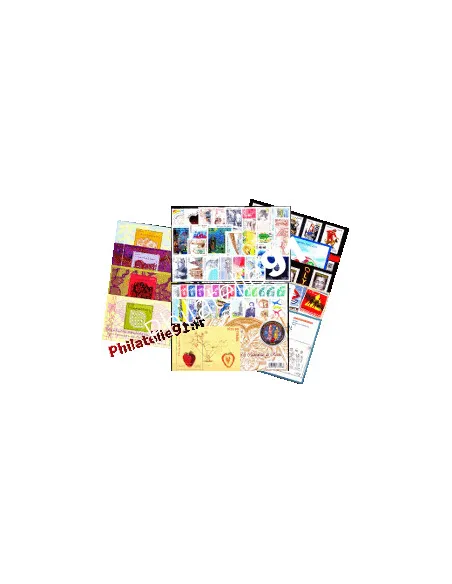 Année complète de timbres de France 2011 - Neuve