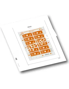 -  DAVO -    3 feuilles pour Mini-feuilles Verticales - Jeu Luxe FRANCE