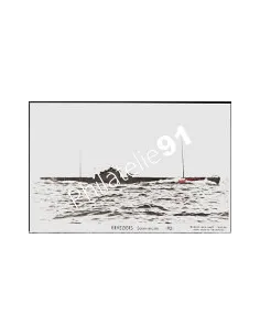 Carte postale - Sous-marin -BEVEZIERS- - Flotte française 39/45