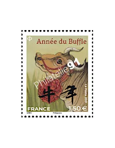 n° 5470 ** - Timbre issu de la Feuille F5469 - Année lunaire chinoise du buffle