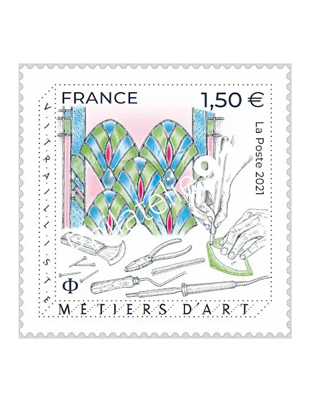 n° 5471 ** - Les métiers d'Art. Vitrailliste
