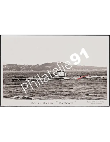 Carte postale - Sous-marin -CAIMAN- (2) - Flotte française 39/45
