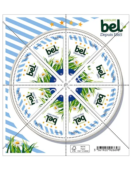 Feuille de timbres n° 5484, Groupe Bel, Collection timbres de France