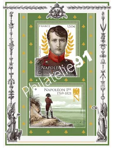 n° 5485 - 5486  ** - Feuillet n° F5485 - Napoléon 1er  (1769-1821)