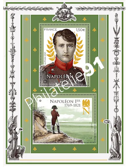 n° 5485 - 5486  ** - Feuillet n° F5485 - Napoléon 1er  (1769-1821)