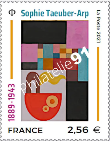 n° 5492 ** - Sophie Taeuber-Arp (1889-1943)