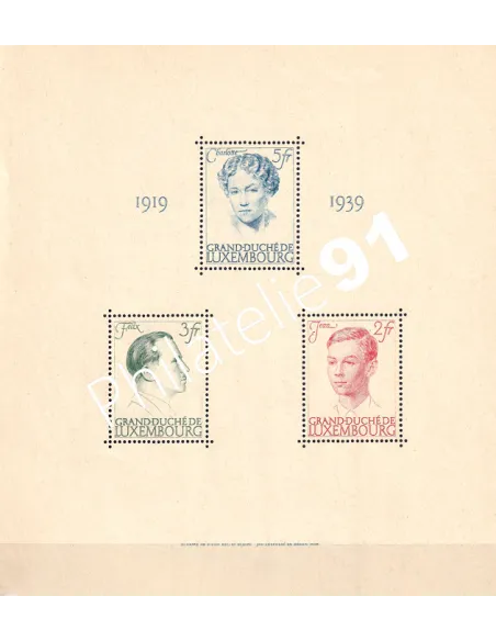 Luxembourg, BF n° 3, collection timbres Europe
