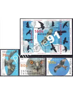 PAYS-BAS, n° 1513 à 1515 + BF 44, Collection timbres Europe