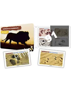 ADH. n°1956 à 1967 (BC1956) - Empreintes d'animaux
