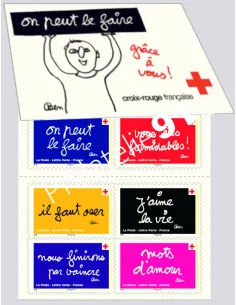 Carnet 1863, Carnet Croix-Rouge Française, Rythme, joie de vivre, collection timbres France