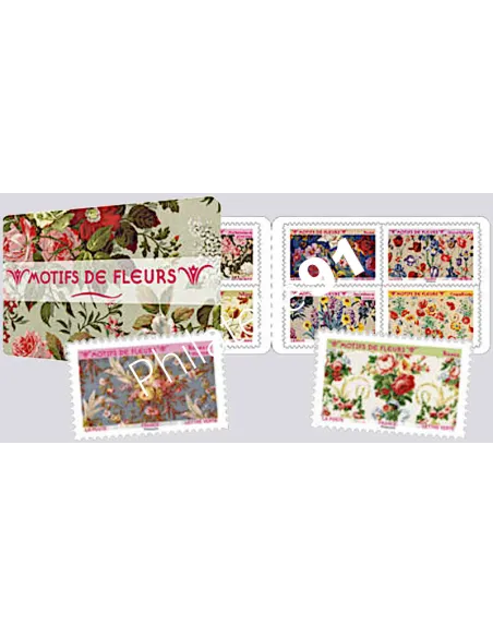 ADH. n°1989 à 2000 (BC1989) - Motifs de fleurs