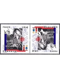 Paire Tête-Bêche horizontale n° 5406a, collection timbres France