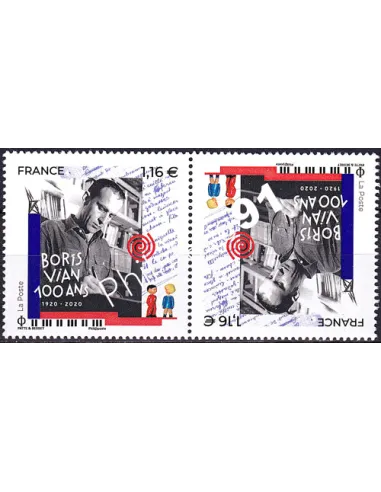 Paire Tête-Bêche horizontale n° 5406a, collection timbres France