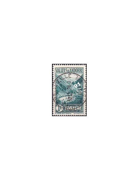 Timbre n° 39 Oblitéré, collection Timbre Andorre Français