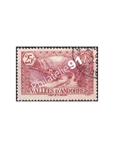 Timbre n° 61 Oblitéré, collection Timbre Andorre Français