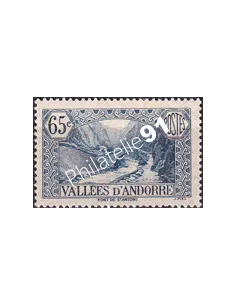 Timbre n° 68 charnière, collection Timbre Andorre Français