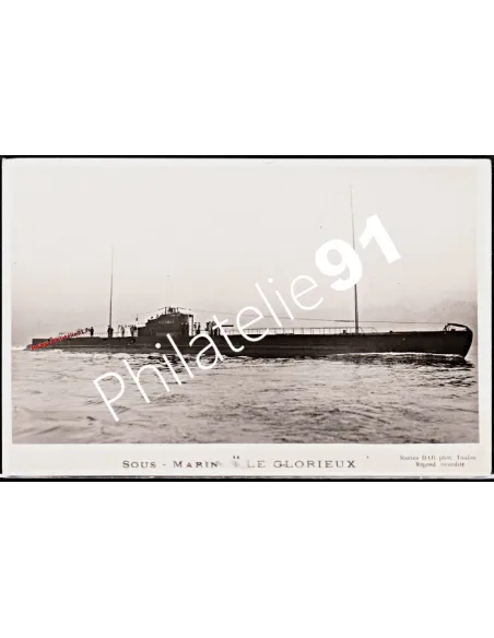 Carte postale - Sous-marin -LE GLORIEUX- (2) - Flotte française