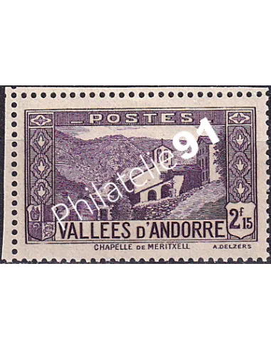 Timbre n° 83 charnière, collection Timbre Andorre Français