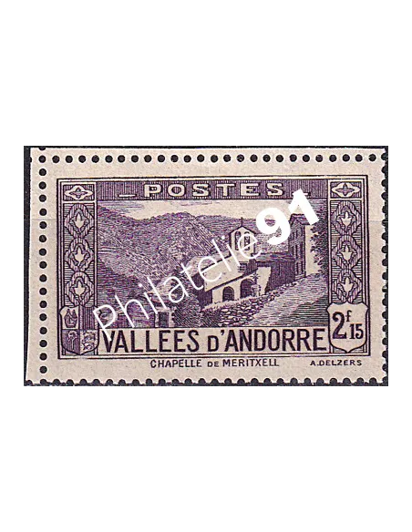 Timbre n° 83 charnière, collection Timbre Andorre Français