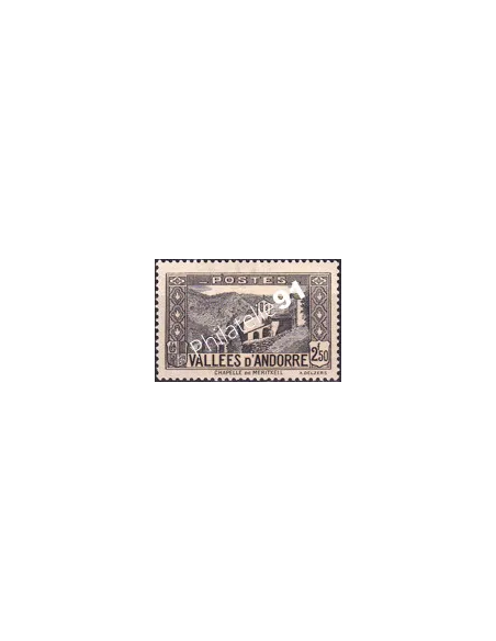 Timbre n° 86 charnière, collection Timbre Andorre Français