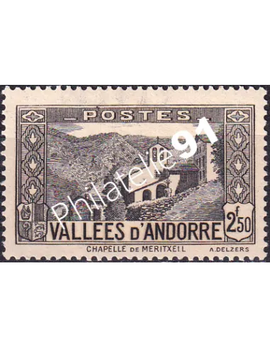 Timbre n° 86 charnière, collection Timbre Andorre Français