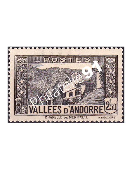 Timbre n° 86 charnière, collection Timbre Andorre Français