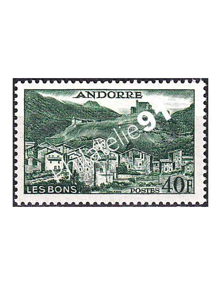 Timbre n° 151 charnière, collection Timbre Andorre Français