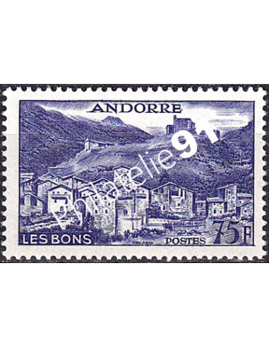 Timbre n° 153 charnière, collection Timbre Andorre Français