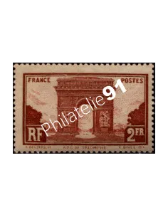 Timbre n° 258, Arc de Triomphe, collection timbres de France