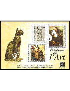 BF   23 ** - n° 3234 à 3236 - Philexfrance '99 - Chefs d'oeuvre de l'Art  - Sans emballage