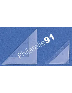 Accessoires philatéliques - Coins autocollants pour enveloppes, cartes, photos 19 x 19 mm